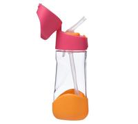 b.box TritanTM Bouteille d'eau et de boisson | Bouteille à prise en main facile et couvercle étanche | Design moderne et cool adapté aux enfants, idéal pour une tasse après gorgée | 450 ml (fraise