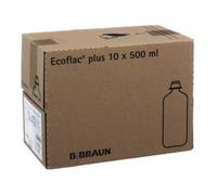 B. Braun 08609255 Solution saline Isotonique Ecoflac Plus, 0,9%, 10 x 500 ml