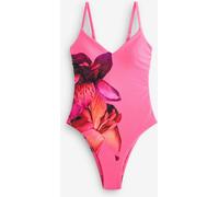 B by Ted Baker B by Ted Baker Pink Floral Plunge Tummy Control Swimsuit