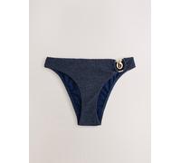 B by Ted Baker B by Ted Baker Textured Sparkle High Leg Bikini Bottoms