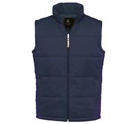 B&C Collection Gilet imperméable en Nylon matelassé sans Manches Bodywarmer - Marine (2XL)