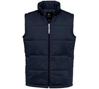 B&C Collection Gilet imperméable en Nylon matelassé sans Manches Bodywarmer - Marine (M)