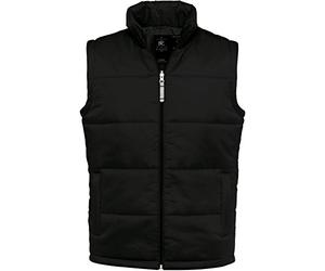 B&C Collection Gilet imperméable en Nylon matelassé sans Manches Bodywarmer - Noir (2XL)