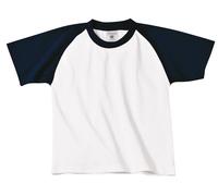 B&C Collection t-shirt de baseball à manches courtes pour enfant tk350 - garçons