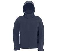 B&C Collection Veste Thermique zippée à Capuche pour Hommes-Collection Marine (L)
