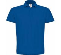 B&C ID.001 Polo unie, manches courtes BC1285 (S) (Bleu roi)
