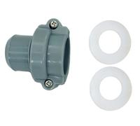 B/C Kit de raccord pour tuyau d'eau Lay-Z-Spa écrou mamelon gris 2 joints