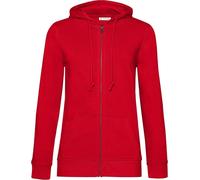 B&C - Sweat à capuche, Coton issu de l'agriculture biologique pour femme BC4734 (XS) (Rouge)