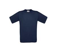 B&C T-shirt basique à manches courtes pour homme 100 % coton - Bleu - XL