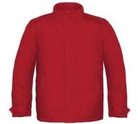 B&C - Veste coupe-vent - Hommes (2XL) (Rouge) - UTBC2002 Rouge