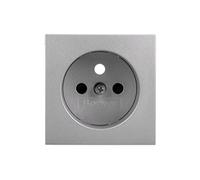 B.Carré/B.7 Plaque frontale de prise z/u avec diaphragmes de contact en aluminium 3965768994 hager polo 4011334456285