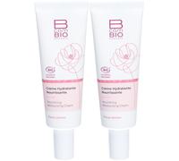 B COM BIO Crème Hydratante Nourrissante Pour La Peau 2x50 ml
