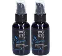 B COM BIO HOMME Huile de barbe adoucissante 2x50 ml