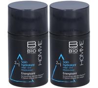 B COM BIO HOMME Soin hydratant energisant hydratation Crème Pour La Peau 2x50 ml