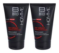 B COM BIO ORGANIC Homme Gel nettoyant désincrustant Nettoyant 2x125 ml