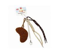 (B) Cute Cake Plush Keychains Stuffed Birthday Cake Keyrings Charm for Backpack Decor