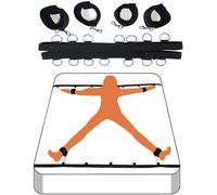 B - D - S - M diseño de múltiples anillos yoga de nylon, fácil de llevar, adecuado para la mayoría de los tipos de cama