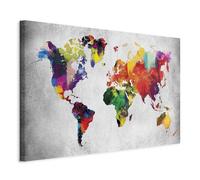 B&D XXL - Grand Tableau Mural Décoration Moderne Salon, Texture, 120x80 cm