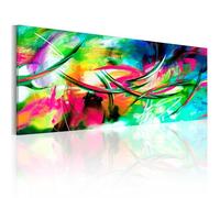 B&D XXL - Peinture acrylique Abstrait 90x30 cm - Effet texturé ou coup de pinceau - Décoration avec finition faite à la main - Finition artisanale - Abstrait Artistique a-A-0001-b-d