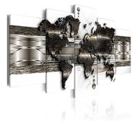 B&D XXL - Peinture acrylique Monde 225x112 cm - Effet texturé ou coup de pinceau - Décoration avec finition faite à la main - Salon chambre - Finition artisanale - Monde Artistique k-A-0022-b-p