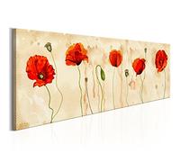 B&D XXL - Peinture acrylique Nature 135x45 cm - Effet texturé ou coup de pinceau - Décoration avec finition faite à la main - Salon chambre - Finition artisanale - Fleur b-C-0120-b-a