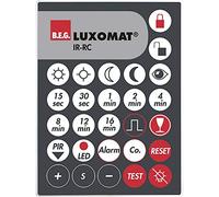 B.E.G. Brück 92000 Télécommande pour détecteur de mouvements Fonction éclairage en continu, Fonction vacances G