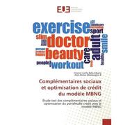 B Étude test des complémentaires sociaux et optimisation du portefeuille crédit avec le modèle MBNG - Etienne Edjiane - Universitaires Europeennes - broché - Livre