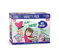 B.F.F. PLAY - Best Feline Friend Paté Lovers, Aw Yeah!, Paté Partay! Lot de 12 sachets de 85 g