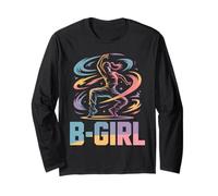 B-Girl Breakdance Danseuse de Hip-hop Breakdancer Breakdance Manche Longue