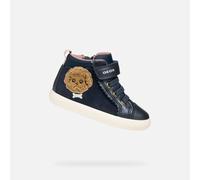 Geox Bébé Fille B Gisli Girl Basket, Bleu Marine foncé, 24 EU