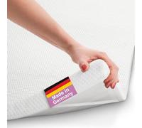 B!HOME Surmatelas en mousse - Idéal pour lits à sommier tapissier, canapés lits et camping - 200 x 200 x 4 cm