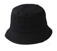 B-HOT 2Pcs Bobs Été pour Adulte Enfant Chapeau de Pêche Soleil Pliable Plage Camping Randonnée Noir