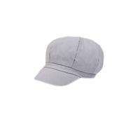 B-HOT Chapeau d'Eté Femme Homme Béret Octogonal Casquette à Visière Vintage Bleu Blanc