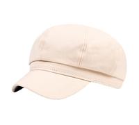 B-HOT Femme Casquette Gavroche Chapeau Octogonal Visière Newsboy Béret Casquettes Plates pour Homme A:Beige