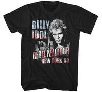 B~i~l~l~y I~d~o~l Photo Punk Rock Hard Rock Singer Songwriter Musician Adult T-Shirt 5 BlackOne Size Mens