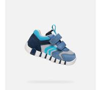 Geox Bébé garçon B Iupidoo Boy D Basket, DK Sky Lt Grey, 21 EU