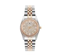 B Jacques du MANOIR Femmes Analogique Quartz Suisse Montre avec Bracelet en Acier Inoxydable JWL01104