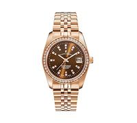 B JACQUES DU MANOIR Femmes Analogique Quartz Suisse Montre avec Bracelet en Acier Inoxydable NROP.17