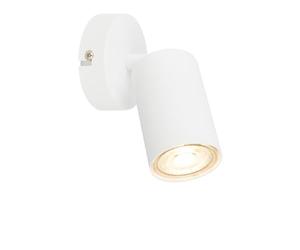 B.K.Licht - Applique LED intérieure EEK A orientable, 3000K blanc chaud, 2W, 450 lumens, env. 50.000h de lumière, lampe lecture, salon, lampe, applique, cuisine, 8x15,5 cm,