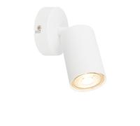 B.K.Licht - Applique LED intérieure EEK A orientable, 3000K blanc chaud, 2W, 450 lumens, env. 50.000h de lumière, lampe lecture, salon, lampe, applique, cuisine, 8x15,5 cm,