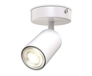 B.K.Licht I spot plafond I pivotant I orientable I GU10 I blanc mat I livré sans ampoule