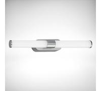 B.K.Licht - Lampe à miroir LED pour la salle de bain avec couleur de lumière blanc neutre, IP44 protégée contre les projections d'eau pour la salle de bain, luminaire murale LED, 7W, 40 cm, chrome mat