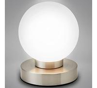 B.K.Licht lampe de chevet tactile 3 intensités, lampe de table avec fonction Touch, lumière de lecture, éclairage chambre, chambre enfant bébé, 3 niveaux de luminosité, Métal