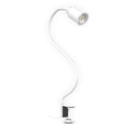 Lampe de lecture LED pivotante inclinable flexible GU10 5W bureau chevet blanche