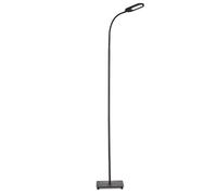 B.K.Licht lampe sur pied salon, platine LED 8W, luminosité réglable, tête flexible, choix de lumière: blanc chaud, neutre ou froid, fonction TOUCH, lampadaire moderne chambre bureau salle à manger