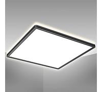 Plafonnier LED 42x42cm ultra plat éclairage indirect 22W 4000K luminaire plafond