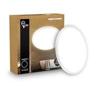 Plafonnier LED Panneau Salle de Bain Plafonnier Lumière Indirecte IP44 29cm B...