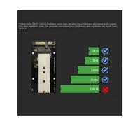 B Key M.2 NGFF MSATA SSD Vers 2,5 Pouces SATA 3.0 Adaptateur Solid State Drive SSD Converter Card 2230-2280 pour PC Portable