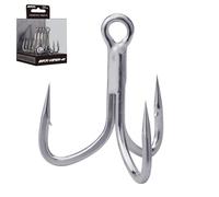 B KK VIPER-41 Lot de 4 hameçons triples à pointe aiguille