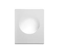 B·LED BARCELONA LED - Applique murale encastrée, cercle en plâtre « MUR » - Ø 15 cm - GU10 - Sans collerette/Intégrée
